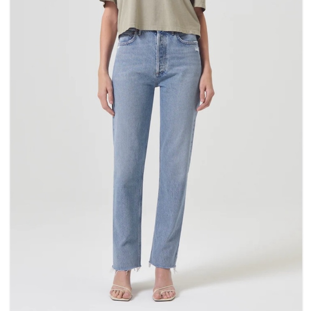 Agolde 90’s Pinch Waist High Rise Straight Jeans